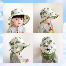Umeloeo Baby Hat, Baby Hat, Sun Protection, Cute, Baby Hat, Girls, Boys, Sun Hat, UV Protection, Sun Hat, Sun Hat, Adjustable Drawstring, UPF50+, Wide Brim, Kindergarten Commute, Outdoor, Sports,