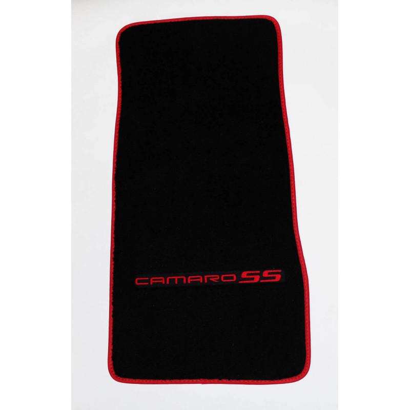 AFM NEW! BLACK Floor Mats 2016-2024 Camaro Embroidered Logo +