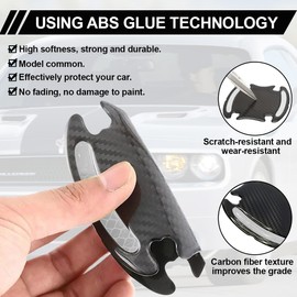 Pack of 8 Car Door Handle Protection Stickers, Door Bowl Protection, Collision Protection, Car Door Handles Protection, Paint Protection Film for Car Door Wells/Handle Shells, Door Handle Protection