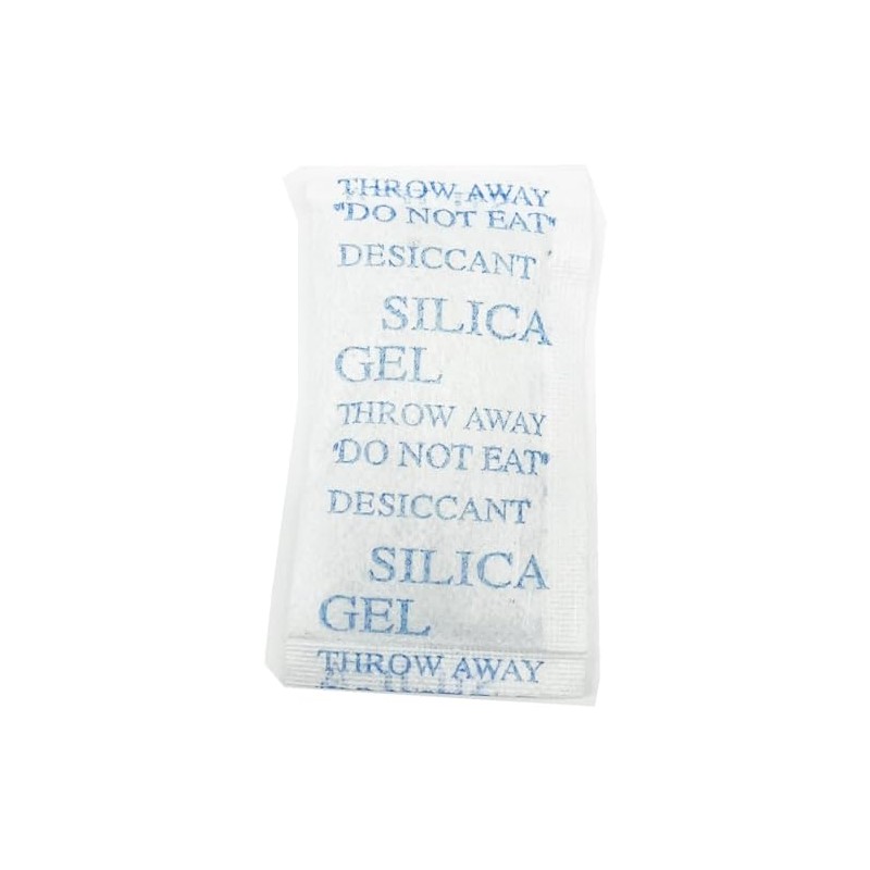 32 Packs 10 Gram Cotton Packets of Silica Gel Desiccant