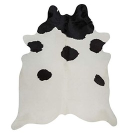 rodeo Exotic Black and White Cowhide Rugs Cow Skin Rug Size Large