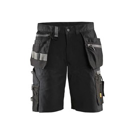 Blaklader 159813439900C52 Craftsman Shorts with Stretch, Black, Size C52