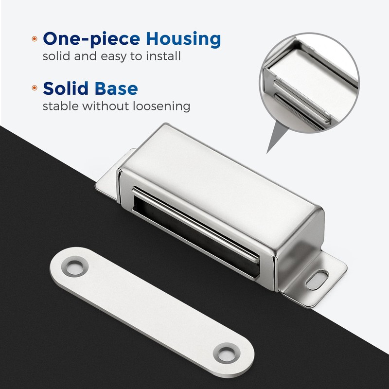 Ravinte Cabinet Door Magnets, 60lbs Strong Magnetic Door Catch, Heavy