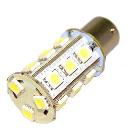 HQRP 10-Pack 3W 250 Lumen BA15s Bayonet Base 18 LEDs SMD LED Bulbs Cool White for #93 1141 1156 1073 1093 1129 Replacement Plus HQRP Sun Meter