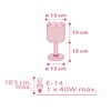 Dalber Children's Table Lamp, Bedside Lamp, Little Queen Princess Crown,