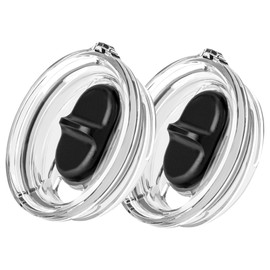 Prurex Stronghold Lid Only for YETl Rambler 20 Travel Mug,Exclusive Replacement Screw Top Lid for YETI 20oz Threaded Tumbler,Straw Friendly,BPA Free(2 pack)