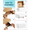 Poever Shipping Boxes 6x4x3 inches Small Mailing Boxes 50 Pack