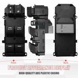 Sianxaido 35750-T2A-A01 Master Power Window Switch Driver Side Compatible with Accord 2013 2014 2015 2016 2017 2.4L L4 3.5L V6