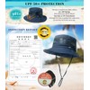 parte superior-EX L/XL/XXL impermeable UPF50 sombrero de ala ancha con