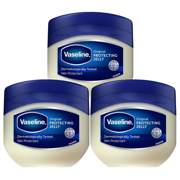 'Vaseline Pure Petroleum Jelly Original Cream – 100 ml (Pack of 3)