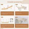 nets Tribe Macrame Cat Wall Shelves & Hammock - Comfy
