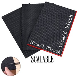 Non Slip Furniture Pads Chair Leg Floor Protectors glrovazas 6 Slice Silicone Rubber Grippers Self Adhesive, Adhesive Felt Pads for Furniture Heavy Duty Felt Pads Cut Any Shape(6)