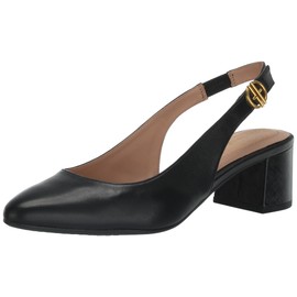 Cole Haan Women's The GO-to Slingback Pump 45MM, Black Leather, 8.5