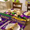 Mardi Gras Street Signs Decorations Both Sided Printed PVC New