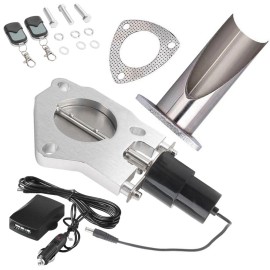 Unbranded 2.5" Electric Exhaust Valve Kit W/ Remote Switch Dump Valve