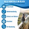 QCAT 7-in-1 Cat Net for Balcony, Universal, No Drilling, Tear-Resistant,