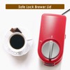 CHULUX Single Cup Coffee Maker Travel Coffee Brewer,Red