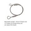 2Pcs Adjustable Picture Hanging Wire Mirror Frame Kit 2m x1.5mm