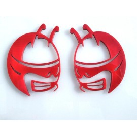 FMS Gear RED BEE HEAD Emblems fits Dodge Challenger Charger ScatPack fender badge Scat