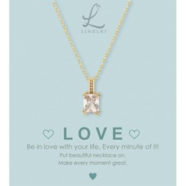 LIHELEI Women's Necklace with Pendants, 925 Sterling Silver Women's Cubic Zirconia Chain Plate Silver Gift for Women, Cubic Zirconia