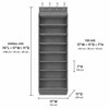 10-Tier Over-the-Door Shoe Organizer with Deep Pockets, Large Hanging Shoe