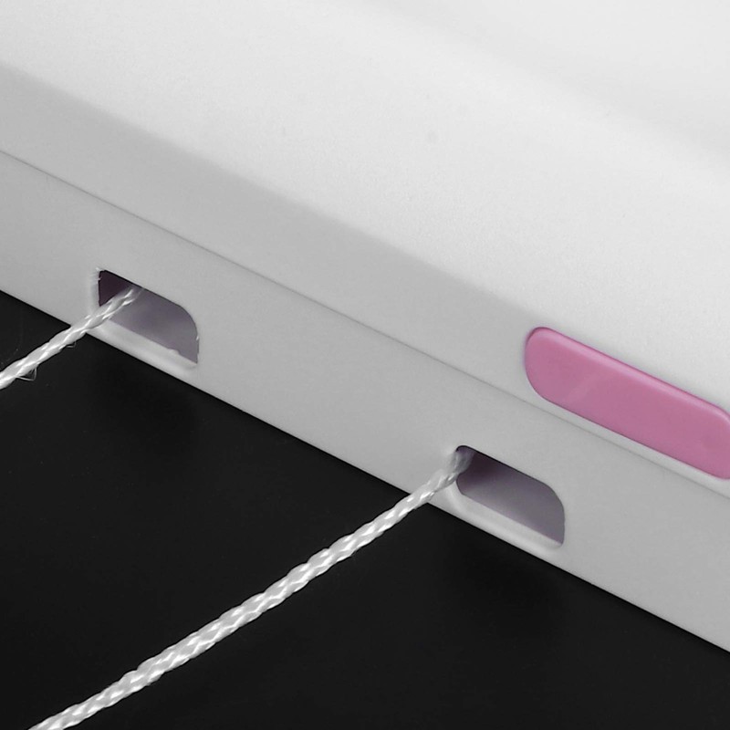 Retractable Clothesline, Plastic Adjustable Clothes Drying Rope Hanger for Indoor