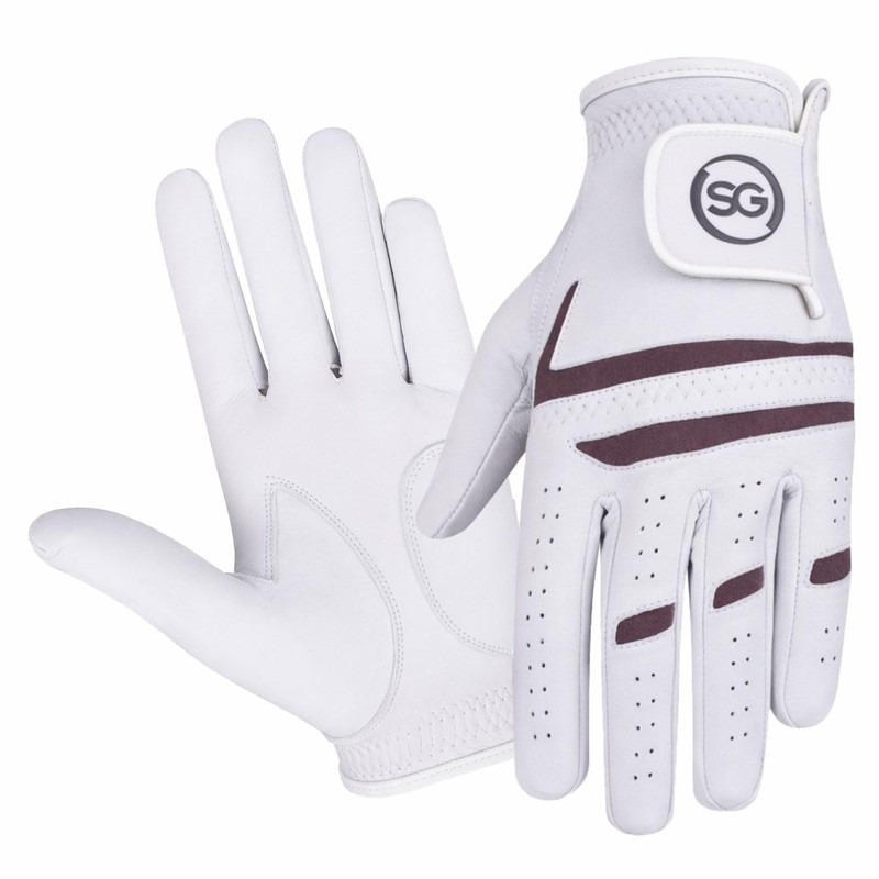 SAGE GEAR Men Premium Cabretta Leather Golf Gloves for All