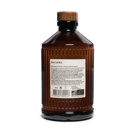 Bacanha Sirop Brut de Pêche Organic 400 ml - Organic Peach Syrup from France with Organic Cane Sugar