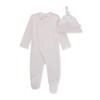 Burt's Bees Baby Baby Girls' Romper Jumpsuit, 100% Organic Cotton One-Piece Outfit Coverall, Dawn Micro Stripe, 3 Months