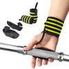 DONGTOIZ Anti-Slip Rubber Gym Grips for Men Women, Fingerless Weight