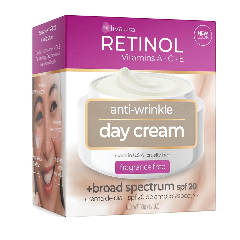 Retinol LIVAURA Skincare LdeL Cosmetics Cream Vitamins A + C