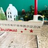 Santa Advent Countdown Slider, Wooden Christmas Countdown, Father Christmas Ruler,