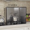 Splatter Guard for Stove 2 Pack 2-Sided Foldable Stainless Steel