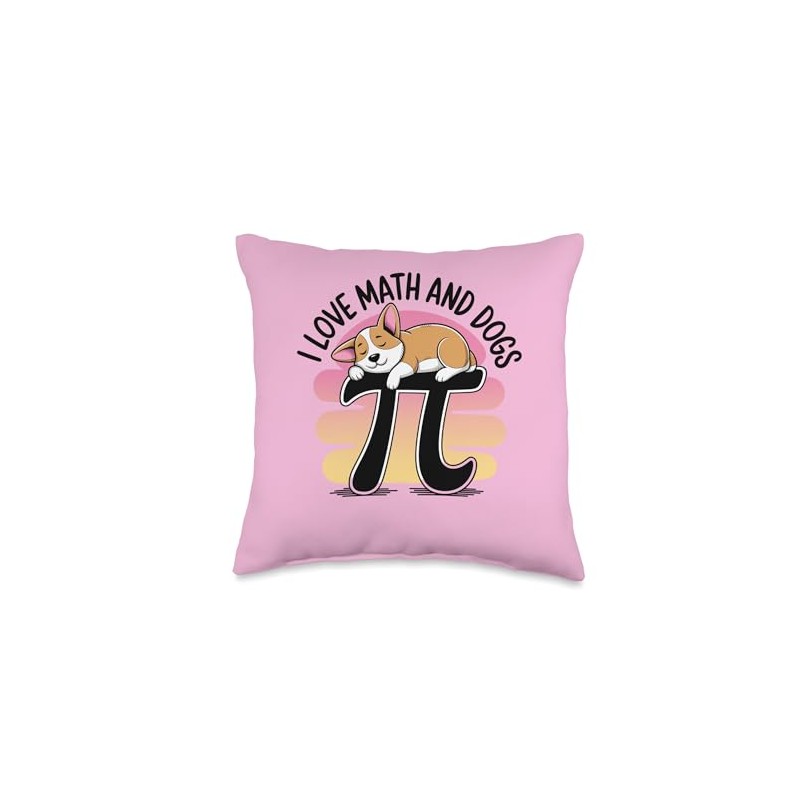 Funny I Love Math and Dogs Cute Pi Symbol Nerdy
