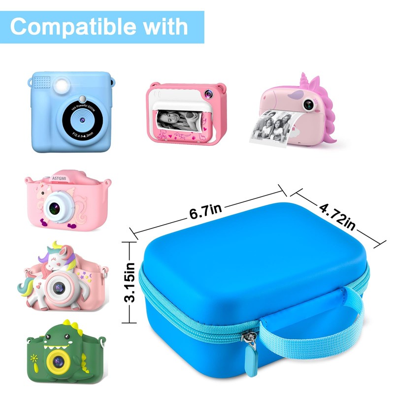 Againmore Children's Camera Bag Compatible with Greenkinder/for Uleway/for Gofunly/for Nuotun