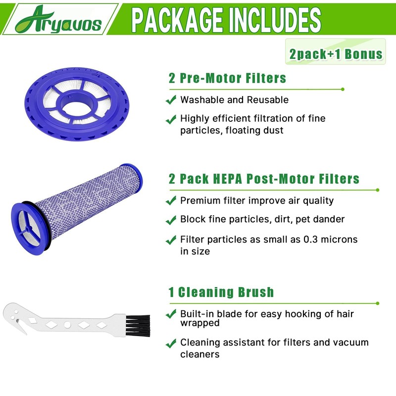 Filter Replacements for dy.son Ball Animal 2, DC65 DC41 UP13,