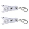 SEIWEI SEIWEI 2PCS Portable Precise Thread Size Checker Keychain, Precise