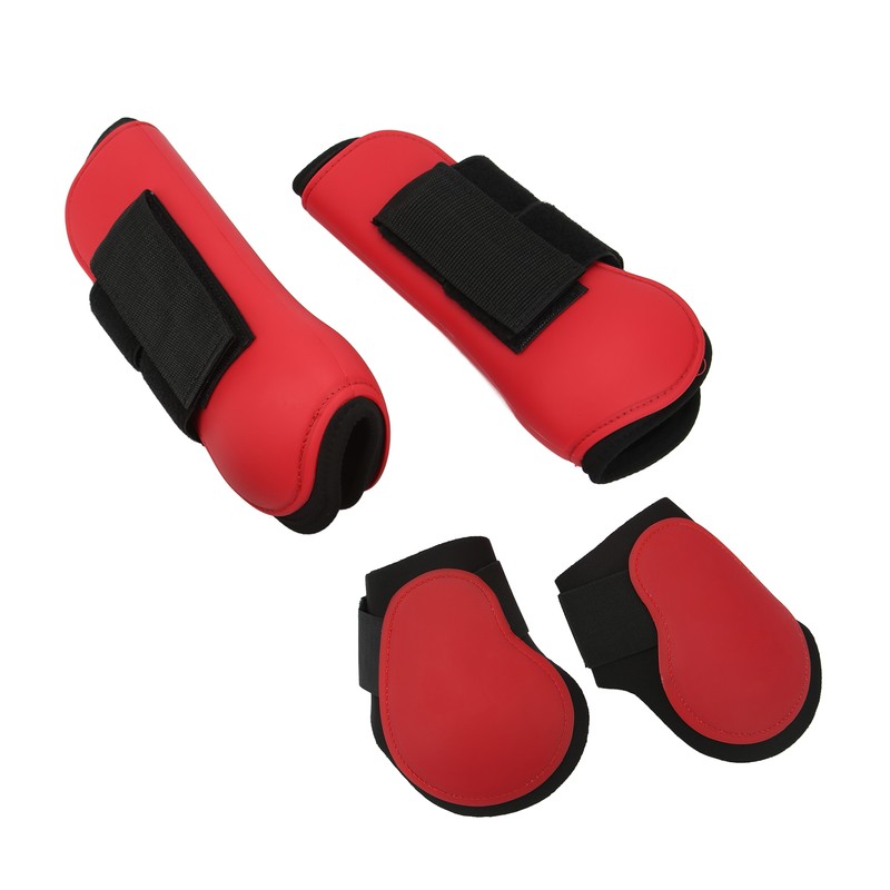 4 Pcs Horse Tendon Boots Set Soft Anti Slip Cushioning