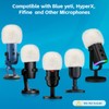 zealsound Microphone Furry Windscreen for Blue Yeti, Microphone Foam Cover