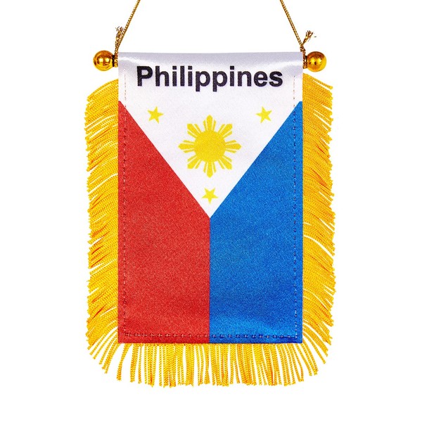 WXTWK 3 X 5 Inch Philippine Philippines Flag Filipino Window