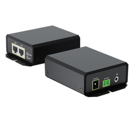 Procet Gigabit PoE++ Injector 90W, IEEE802.3 af/at/bt Compliant 10/100/1000Mbps Industrial PoE Adapter with Wide Temp -40°F to 149°F, 6KV Surge Protection, 50-5V DC Jack/ 2PIN Input, PT-PSE109GBRO-D