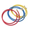 3pcs 150cm Refrigerant Charging Hose Air Conditioner Charging Hose 1/4in