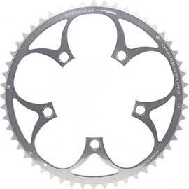 Spécialités TA Zephyr Compact 5 Arms, 110 Pieces, 9/10 Speed Chainring, Silver, Outer 48t