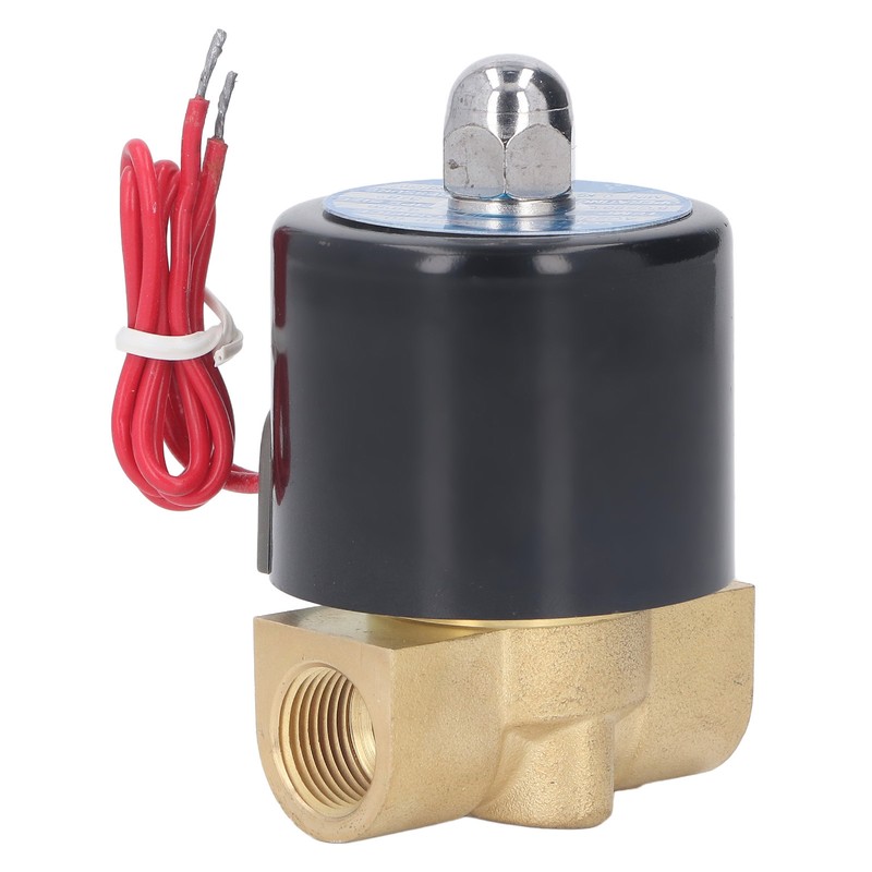 Brass Electric Solenoid Valve Female Thread 1 Way Flowing Normally