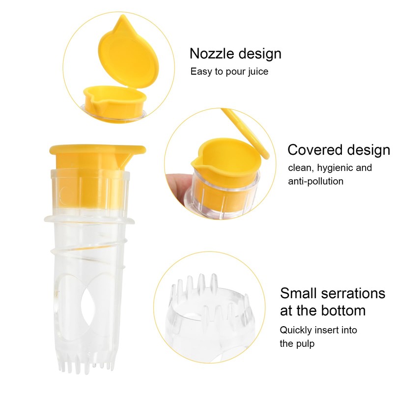Godneei 2 Manual Juicers Lemon Juicer Small Manual Juicer Portable