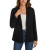 MINTLIMIT Black Blazer Jacket for Women Long Sleeve Notched Lapel