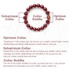 FengShui Wealth and Luck Bracelet, Feng Shui Cinnabar Stone Zodiac