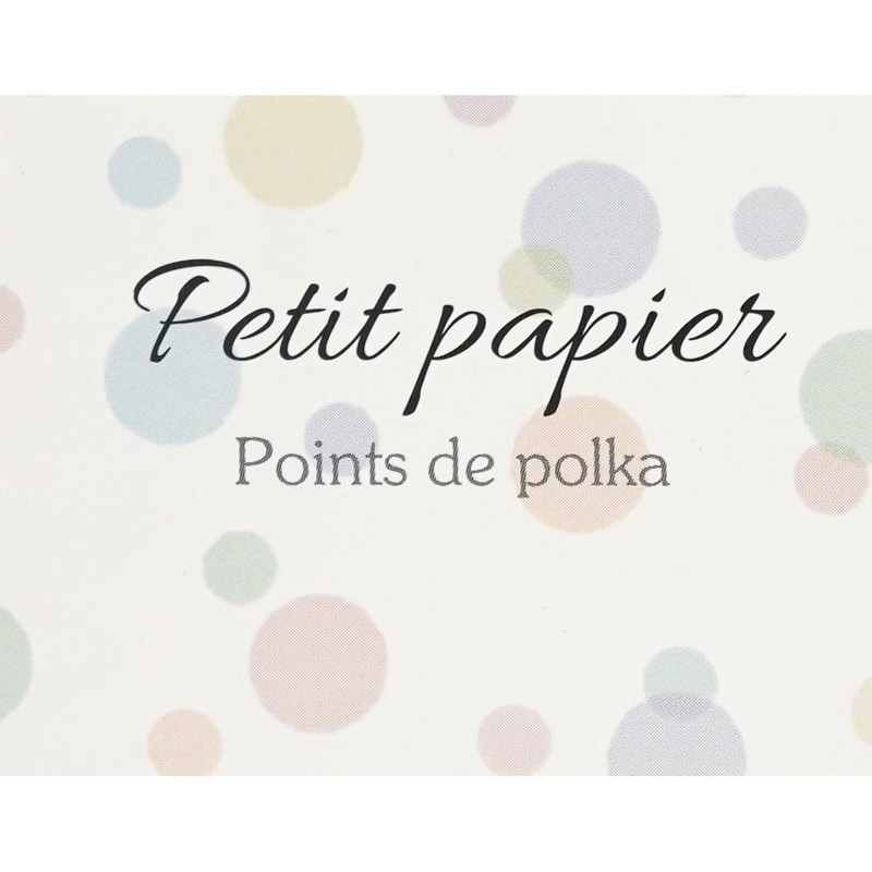 Small Note Polka Dot Frontier Notepad Single Pencil Design Cute