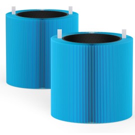 Leemone Blue Pure 411i Max & 411a Max AllergenBlock Replacement Filter Compatible with Blueair 411i Max & 411a Max Air Purifier, Compare to part #F4MAX, Blue