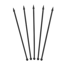 Royal Black Plastic Arrow Picks, Package of 1000